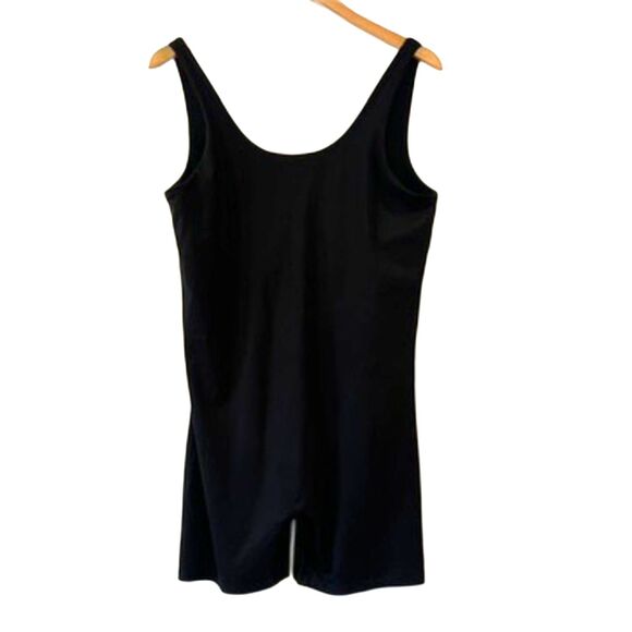 Girlfriend Collective Black Bike Unitard Size XXL Shelf Bra Bike Short Tank - Picture 2 of 8